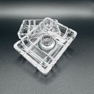 Vintage Crystal RCR Candle Stick Holders